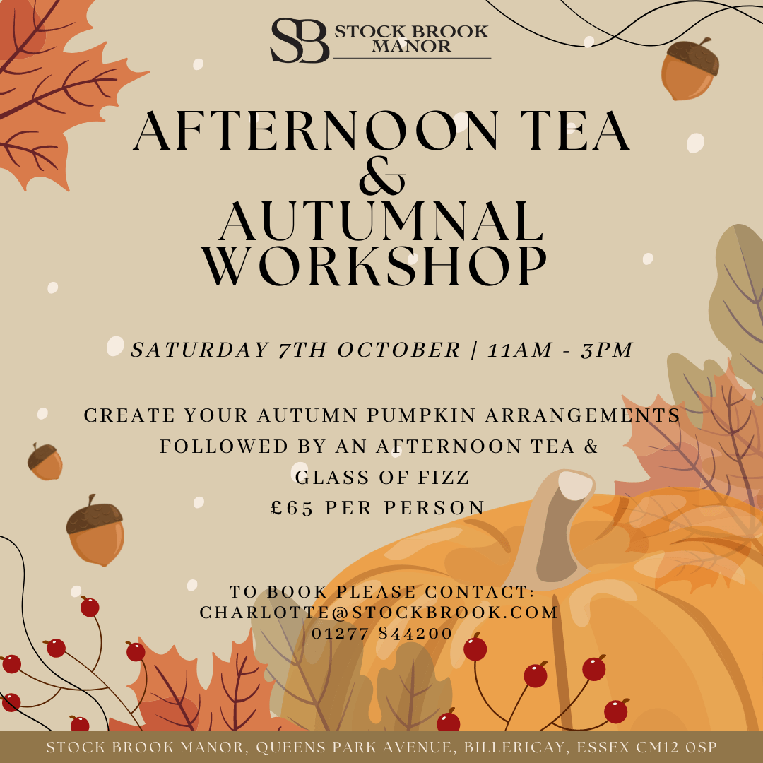 afternoon tea & autumnal workshop