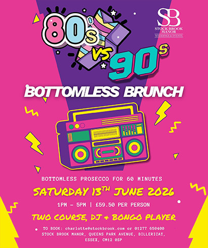 80's Vs 90's Bottomless Brunch